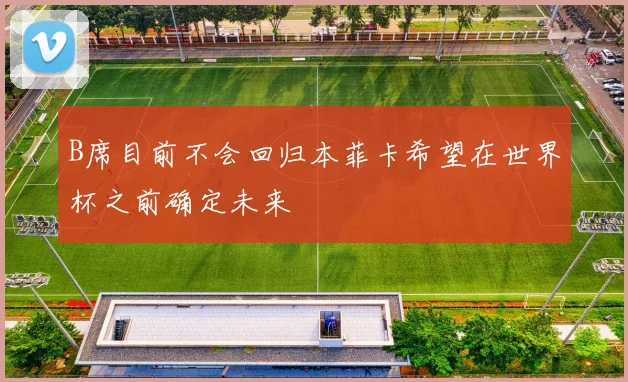 B席目前不会回归本菲卡希望在世界杯之前确定未来